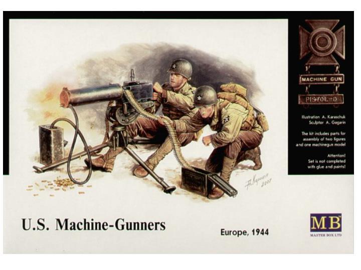 Masterbox US Machine Gunners 3519