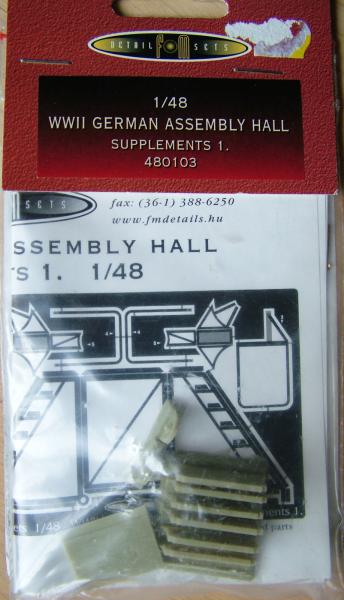 German Assembly Hall Supplements ladder; gyanta+réz
