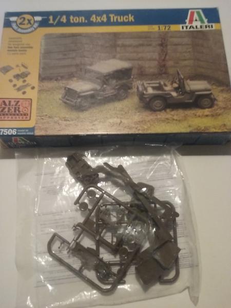 italeri 1:72 jeep 2600ft