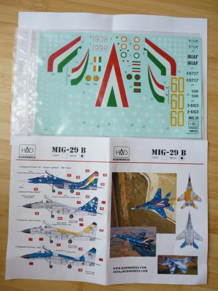 MiG-29 1/48 HAD jubileumi 1938-1998 3000ft