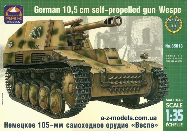 Ark Models 35013 German 10,5 cm self-propelled gun Wespe 3000.-Ft
