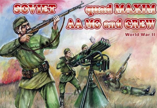 Soviet maxim team

1:72 1000Ft/ szál maxim géppuska + 5 katona