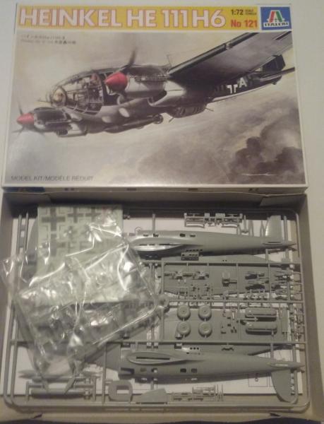 italeri 1:72 he -111 h6 4000ft