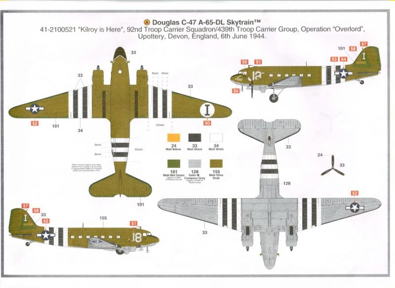 Airfix C-47 Skytrain festés.jpeg