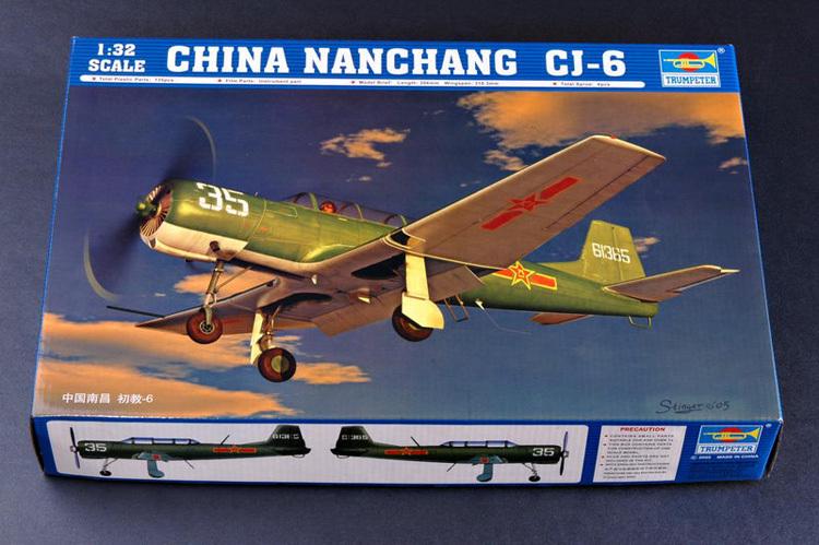 1-32-Scale-China-Nanchang-CJ-6-High-price-band-mechanism-Trumpeter-assembly-aircraft-model-1