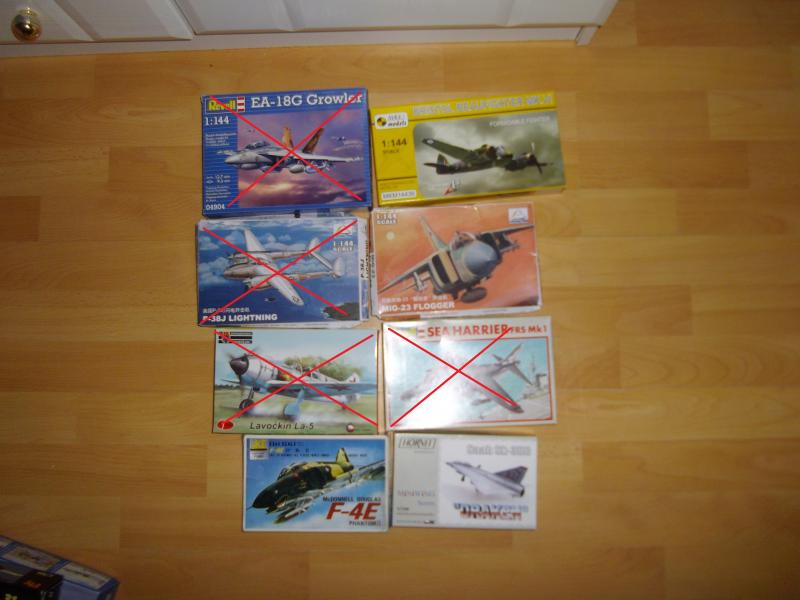 ,Beaufighter 3000Ft,,Mig23 800Ft,Draken(kétüléses) 3500Ft mind 144-es