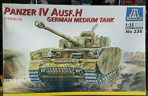 Italeri 236 - Panzer IV Ausf. H - pár elem levált a keretről - 5000ft