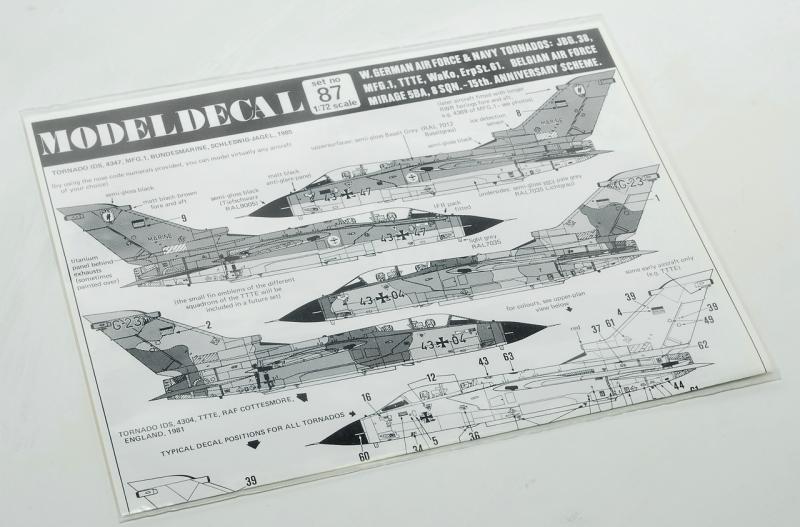 1/72 Modeldecal Tornado/Mirage