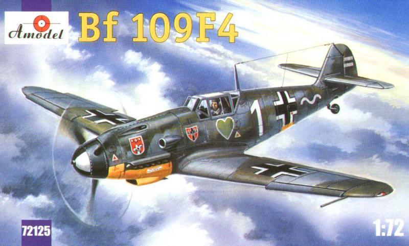 Bf-109F-4; részletes motortér és fegyverzet, csak német matricákkal