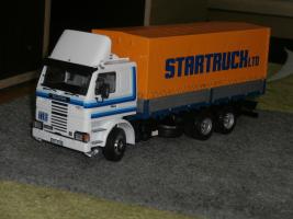Italeri Scania 142 H + Canvas Trailer
(Andrewka)