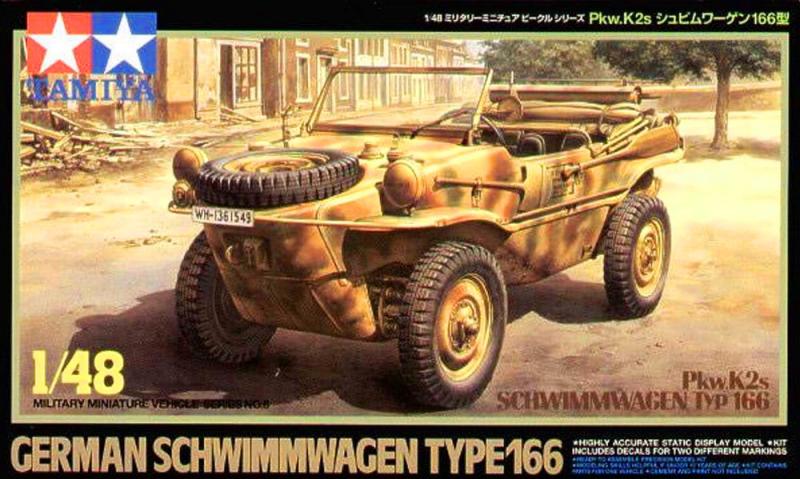 German Pkw.K2s Schwimmwagen Type 166