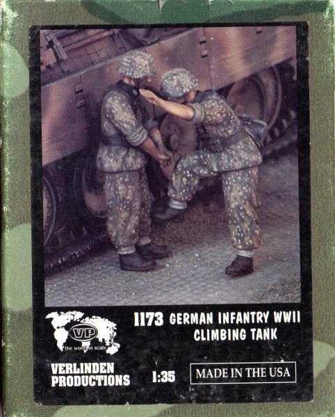 German Infantry WWII Climbing Tank