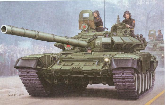 1:35 T-72B(M) Mod 1990. + Metal Barrel RB + Voyager Detail Set + Voyager Slat Armour Set + Kontakt 5 ERA Modelpoint + T-72 Engine Comparment Verlinden 22.000-