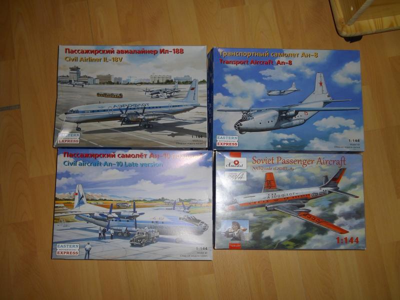 IL-18 6500Ft,An-8 7500Ft,An-10 8000Ft,Tu-104 6500Ft