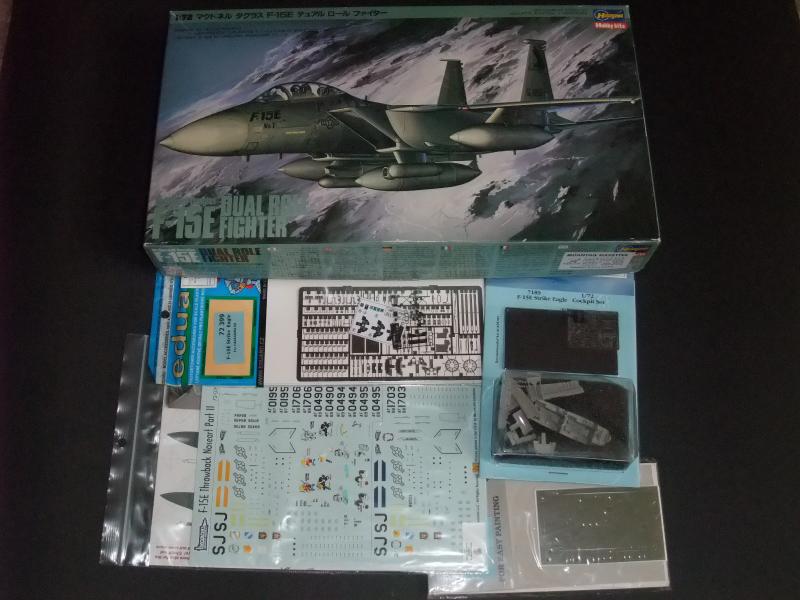 1/72 Hasegawa F-15E EDU maratás-maszkoló-Aires gyanta kabin-Twobobs matrica ível (1991-es Iraki bevetéses matrica)
