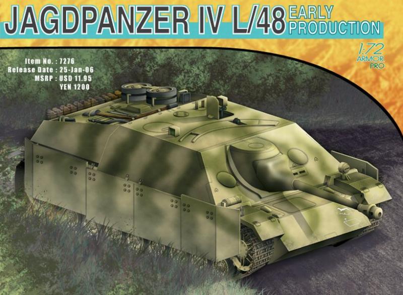 Jagdpanzer IV,  L 48 early production; maratással