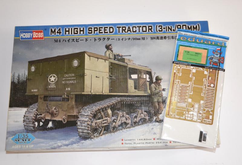 M4 HST

1/35 Hobby Boss M4 High speed tractor + eduard maratás: 8,000 Ft