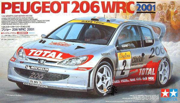 Tamiya 24236 PEUGEOT 206 WRC 2001 Limited Edition