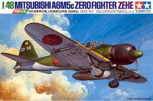 Tamiya 61027 Mitsubishi A6M5c TYPE 52 ZERO FIGHTER ZEKE