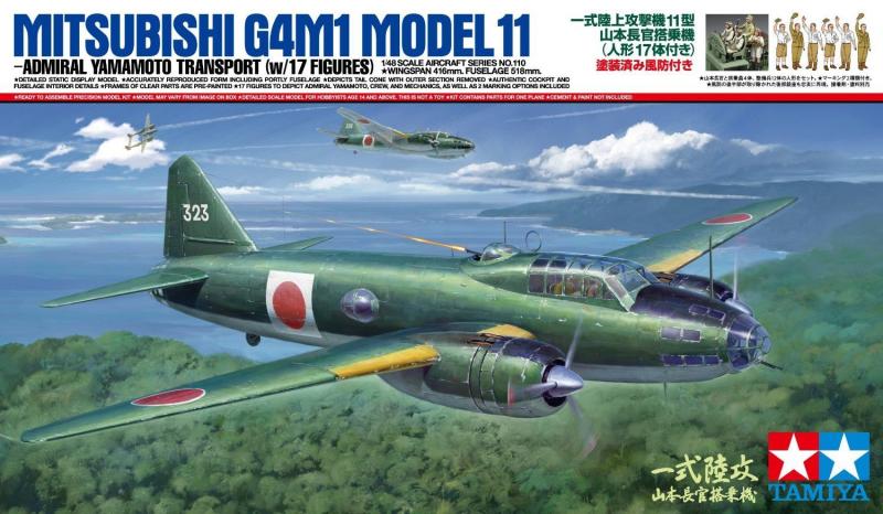 Tamiya 61110 Mitsubishi G4M1 Model 11 Admiral Yamamoto