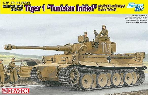 Dragon 6608 Tiger I Initial Production Tunisian Initial 