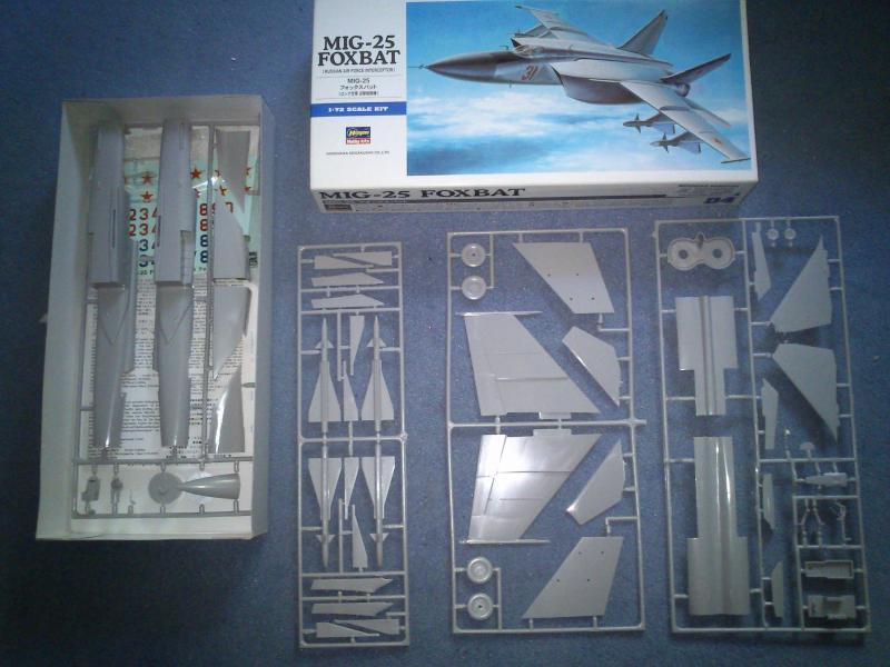 1:72 Hasegawa 00434 (D4)  Mig 25 Foxbat  2000 Ft