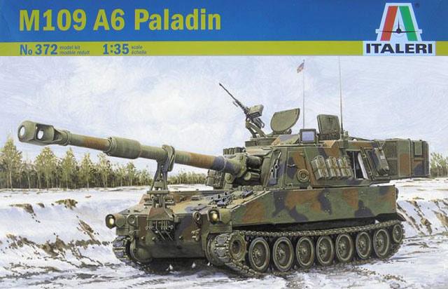 1/35 Italeri M-109A-6 4500Ft  doboza bontott, de hiánytalan készlet.