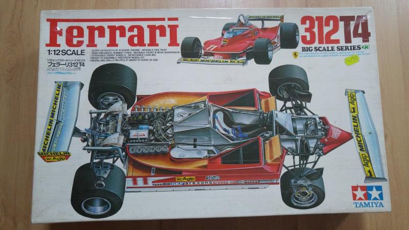 Ferrari 312T4 versenyautó makett