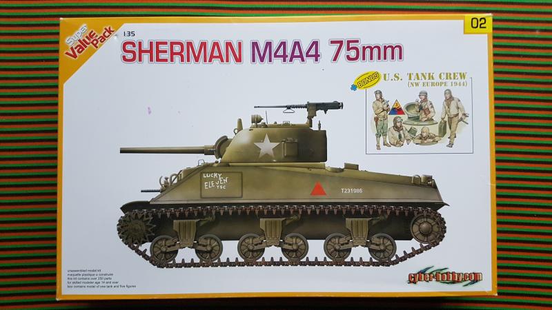 Cyber Hobby 9102 Sherman M4A4 75mm   10,000.-