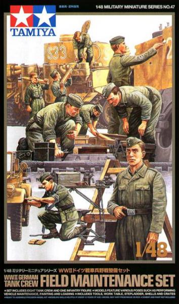 Tamiya 32547 German Tank Crew Field Maintenance set