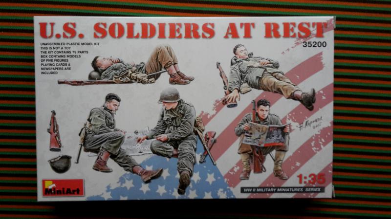 MiniArt 35200 US Solders at Rest   2,500.- Ft