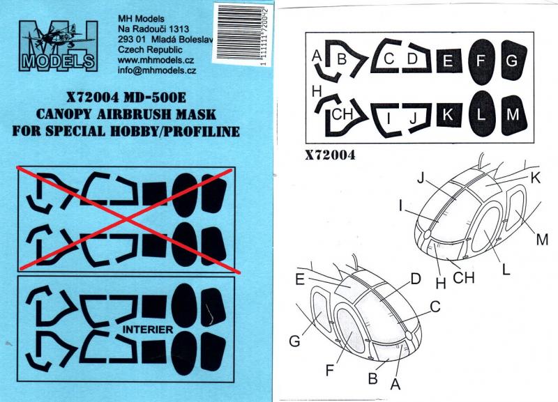 MH Models X72004 MD-500E mask