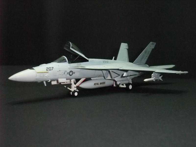 1/72 F/A-18E

Hasegawa Royal Maces kész makett ; 9500.-