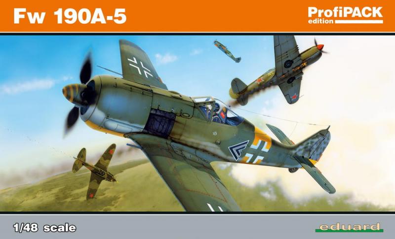 Eduard 8174 Fw 190A-5 Profipack; színes maratás, maszk