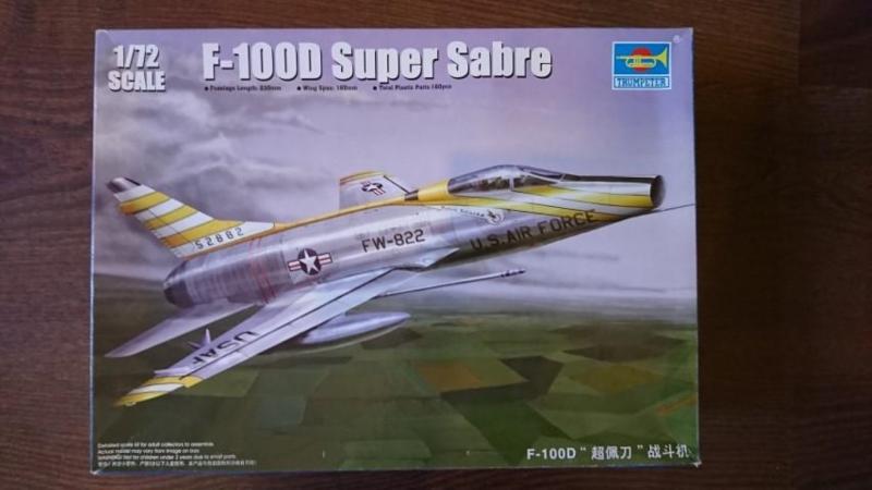 F-100D

1:72 Trumpeter F-100D Super Sabre (Trumpeter 1649, Aires 7323 Detail Set, Master AM-72024 Pitot Tube) - 15000