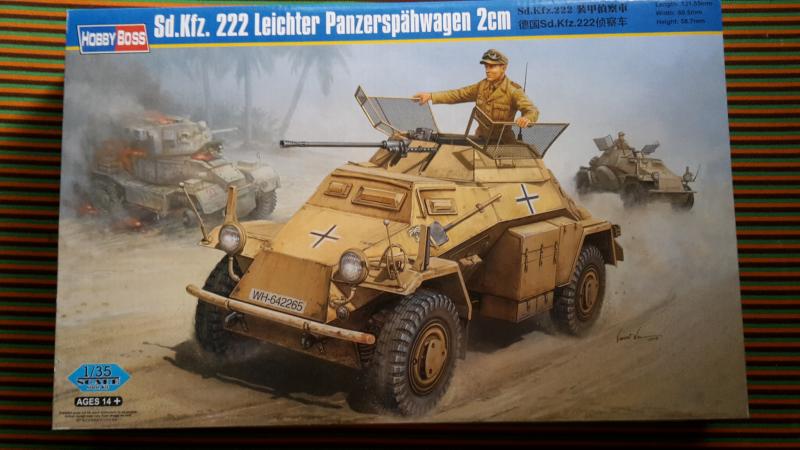 Hobby Boss 82442 Sd.Kfz. 222 Leichter Panzerspähwagen 2cm   7000.- Ft