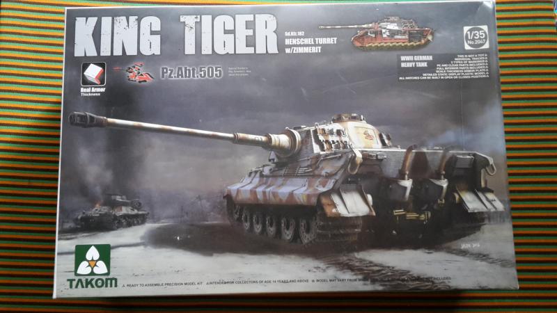 Takom 2047 King Tiger Pz.ABT.505 Sd.Kfz.182   12,000.- Ft