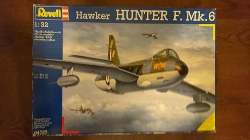 Hawker_Hunter

 1:32 Revell Hawker Hunter F.Mk.6 (Revell 4727, Master AM-32-035 Pitot Tube, Flightpath FP-32-002a Detail Set) - 15000