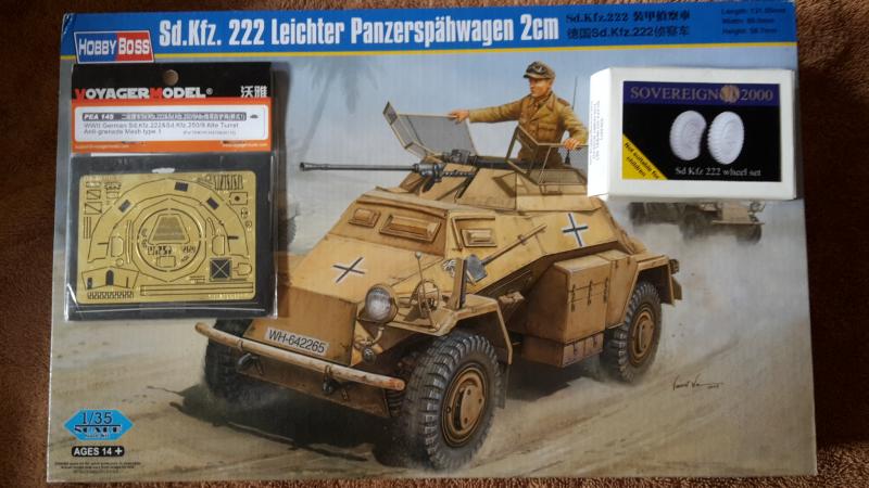 Hobby Boss 82442 Sd.Kfz. 222 Leichter Panzerspähwagen 2cm   9000.- Ft