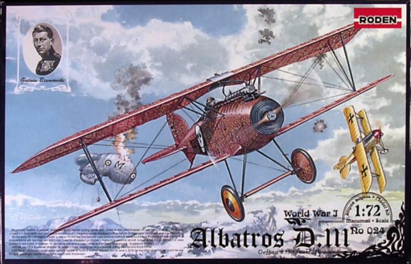 2500 Albatros DIII osztrák-magyar Brumowski