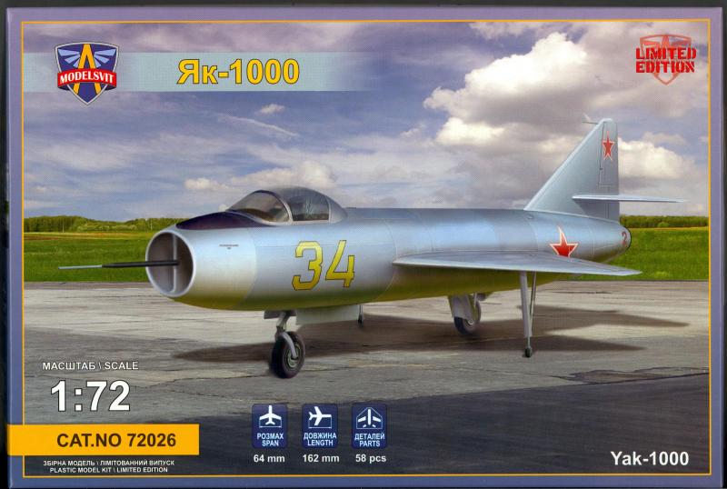 Yak-1000

1:72 5900Ft