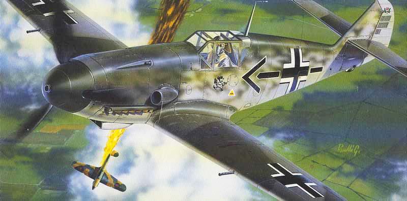 Italeri 053 Messerschmitt Bf-109 F2 4