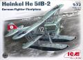 ICM 72192 Heinkel He-51B-2 German Floatplane Fighter