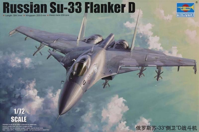 Trumpeter 01667 Su-33 Flanker D