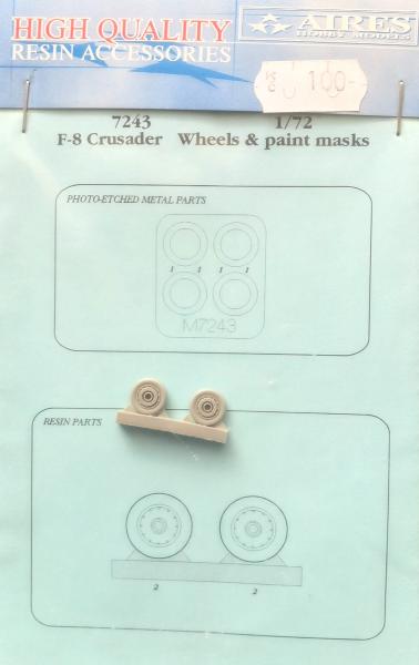 Aires 7243 F-8 Crusader wheels