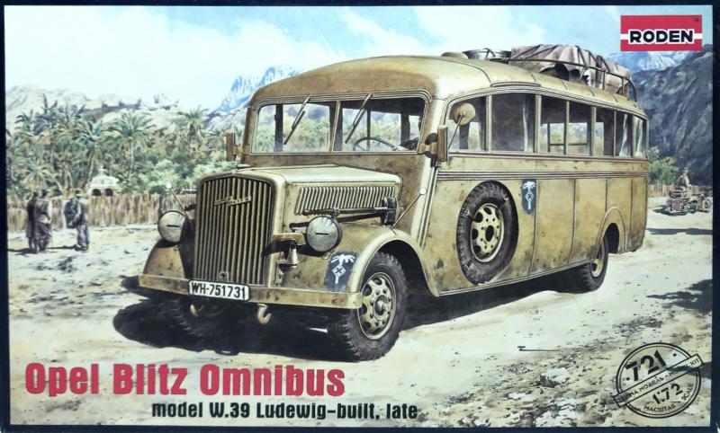 Roden 721 Opel Blitz Omnibus model W.39 Ludewig-built, late; maratással