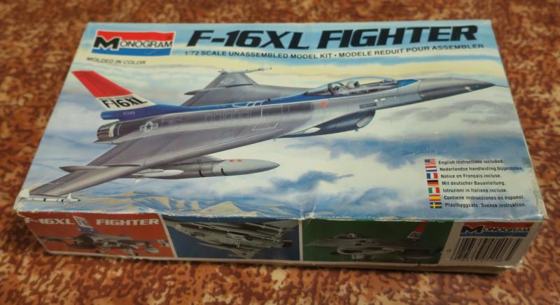 Monogram 5206 F-16XL 1:72, majdnem készre építve, 4500