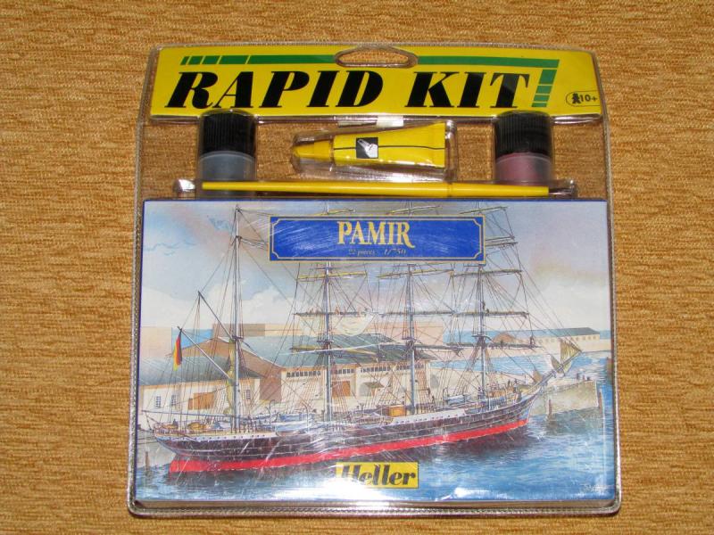 Heller 1_750 Pamir Rapid Kit Ragasztóval, akril festékekkel és ecsettel 2.900.-