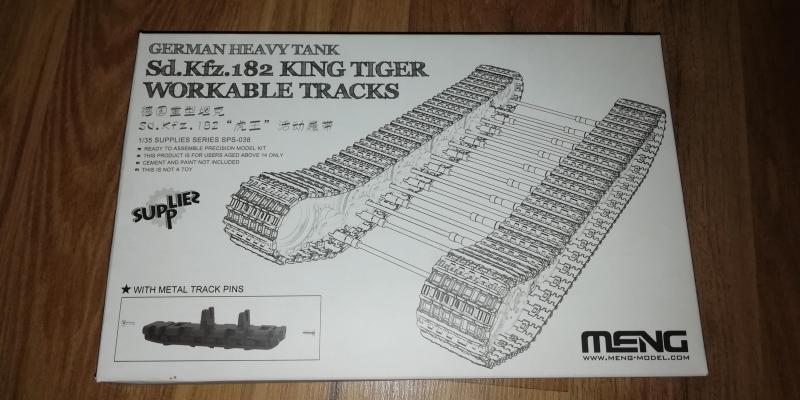 1/35 MENG King Tiger szemenkénti lánctalp. 

4.000 FT + posta 