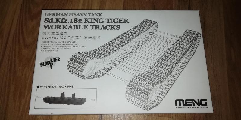 1/35 MENG King Tiger szemenkénti lánctalp. 

3900 Ft + posta